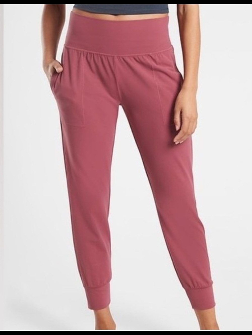 Athleta Mauve Salutation  Jogger Pants